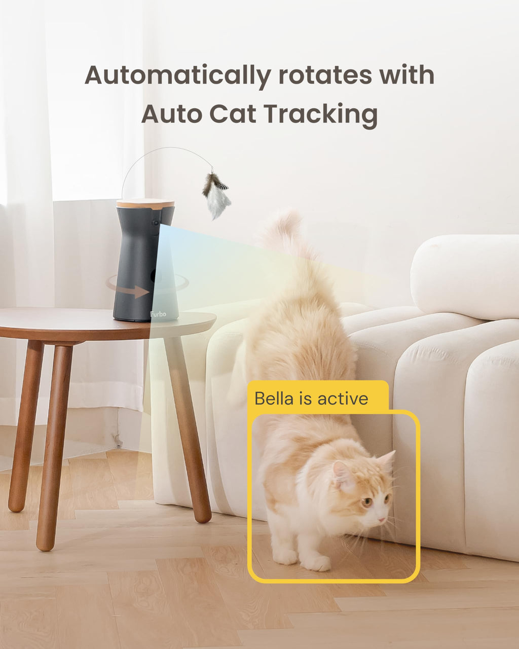 360 Degree Smart Pet Camera with Remote Monitoring