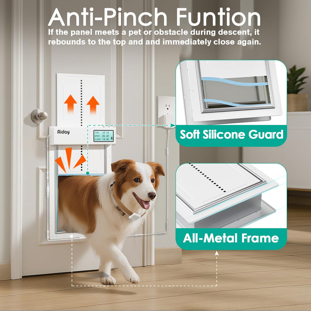 Automatic Smart Dog Door for Secure Pet Entry and Access