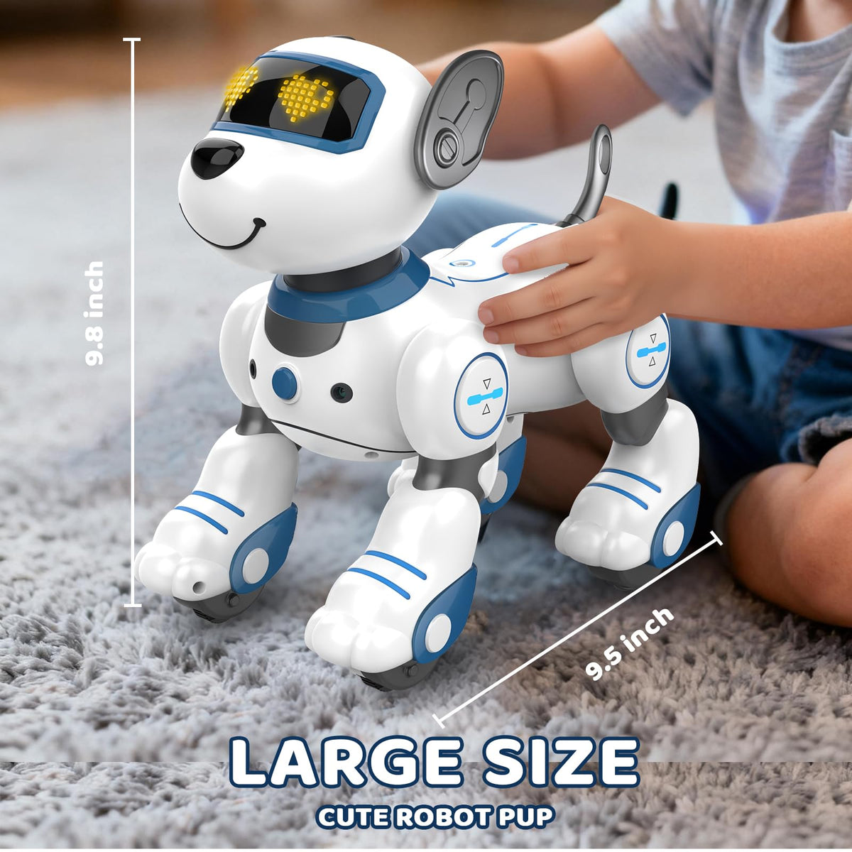 Interactive Robot Dog Toy for Kids with Smart Controls