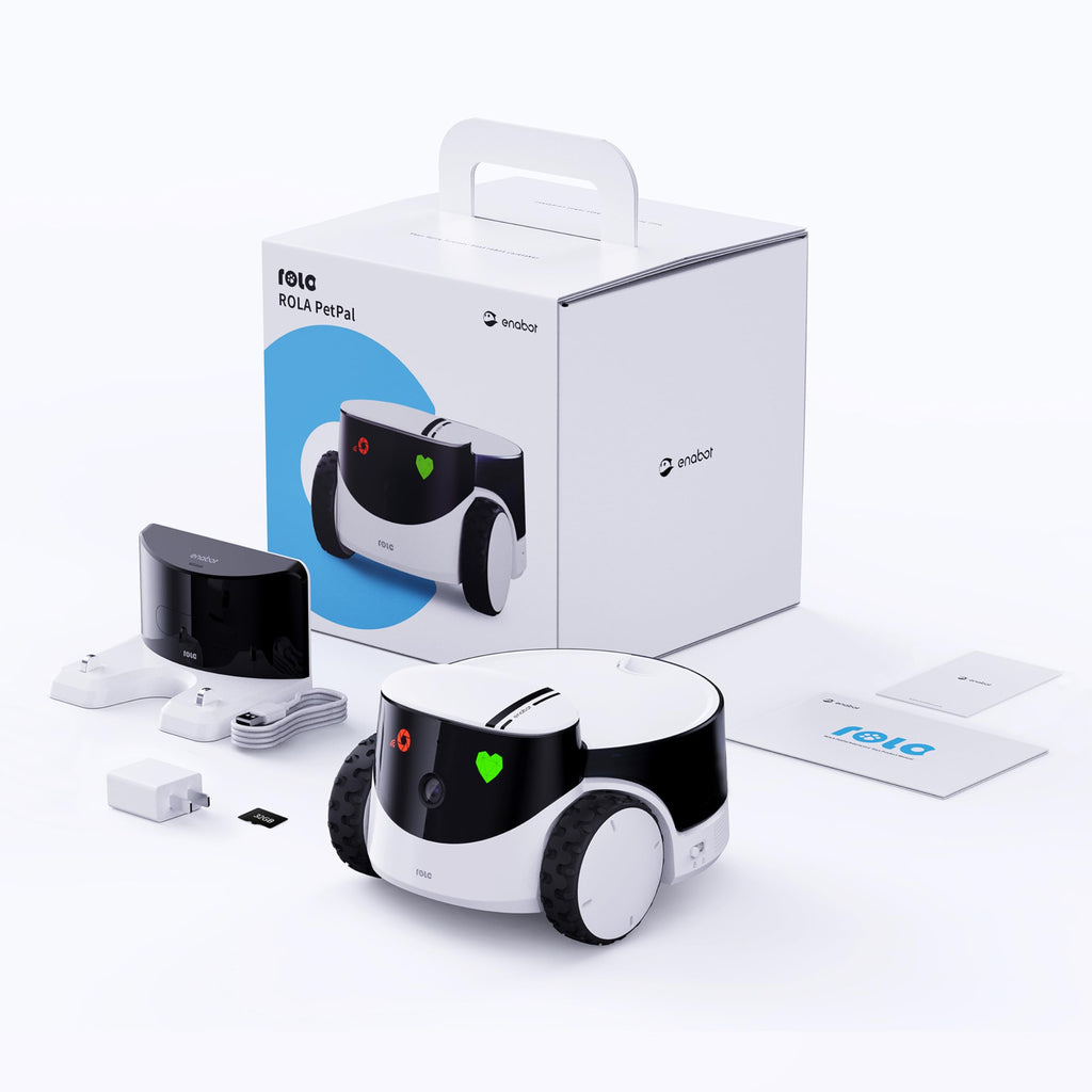 2.5K Mobile Pet Camera Robot with Treat Dispenser