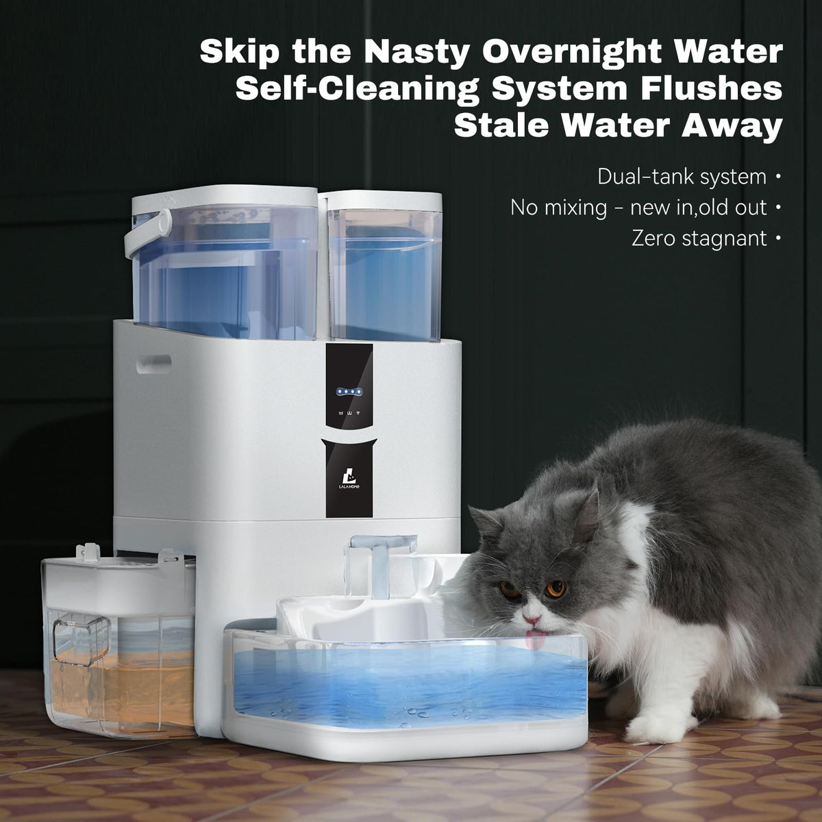 10L Large Capacity Smart Pet Water Fountain with WiFi Control
