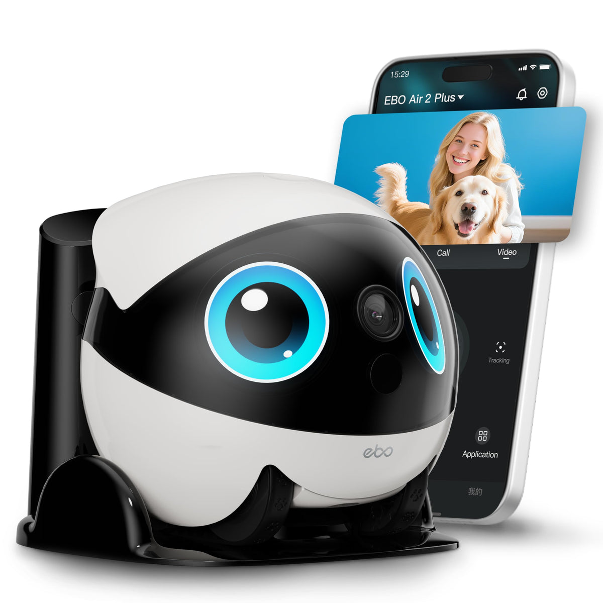 3K Pet Camera Robot for Indoor Security and Home Monitoring