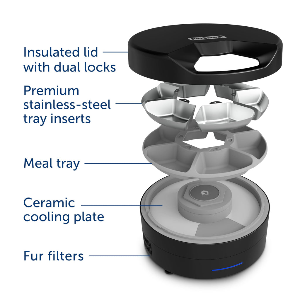 Refrigerated Wet Food Pet Feeder with App Control
