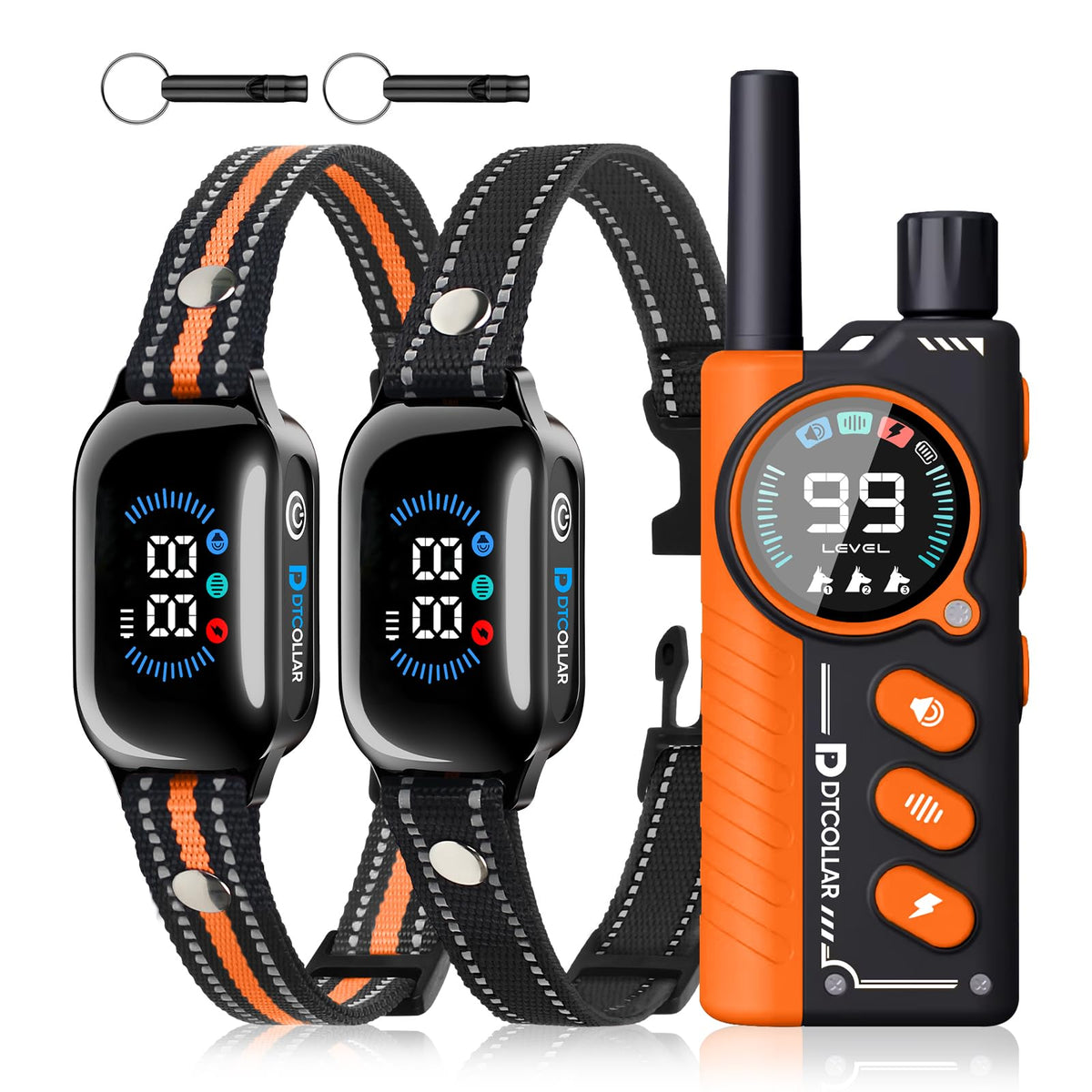2 in 1 Dog Training Collar with Remote and Anti Bark Modes
