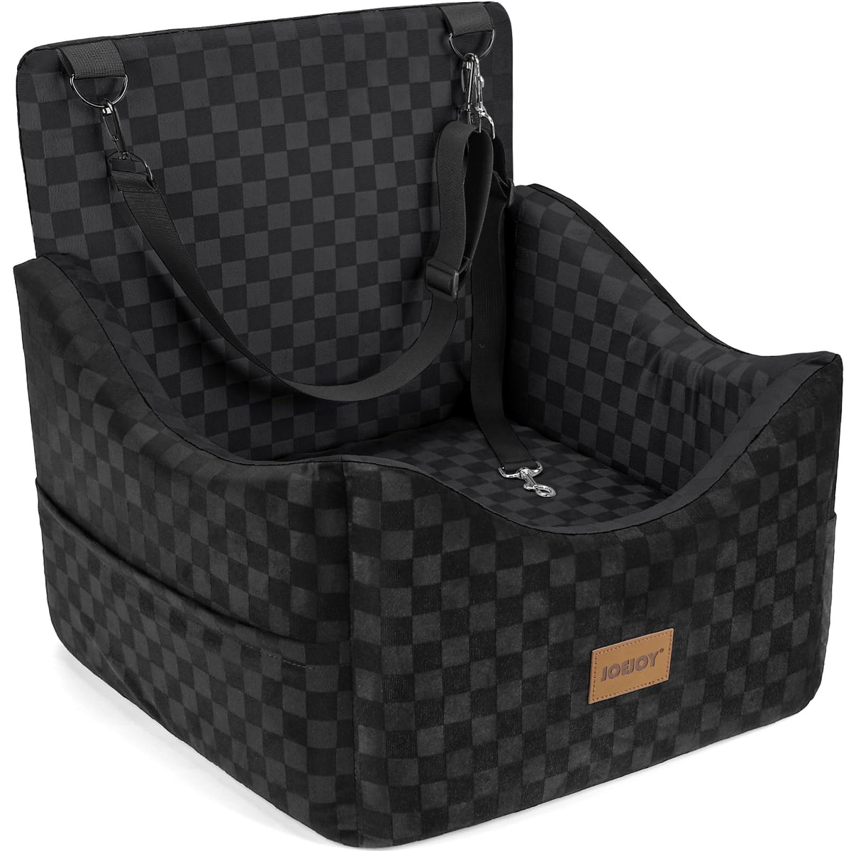 Washable Dog Car Booster Seat with Memory Foam for Large Dogs