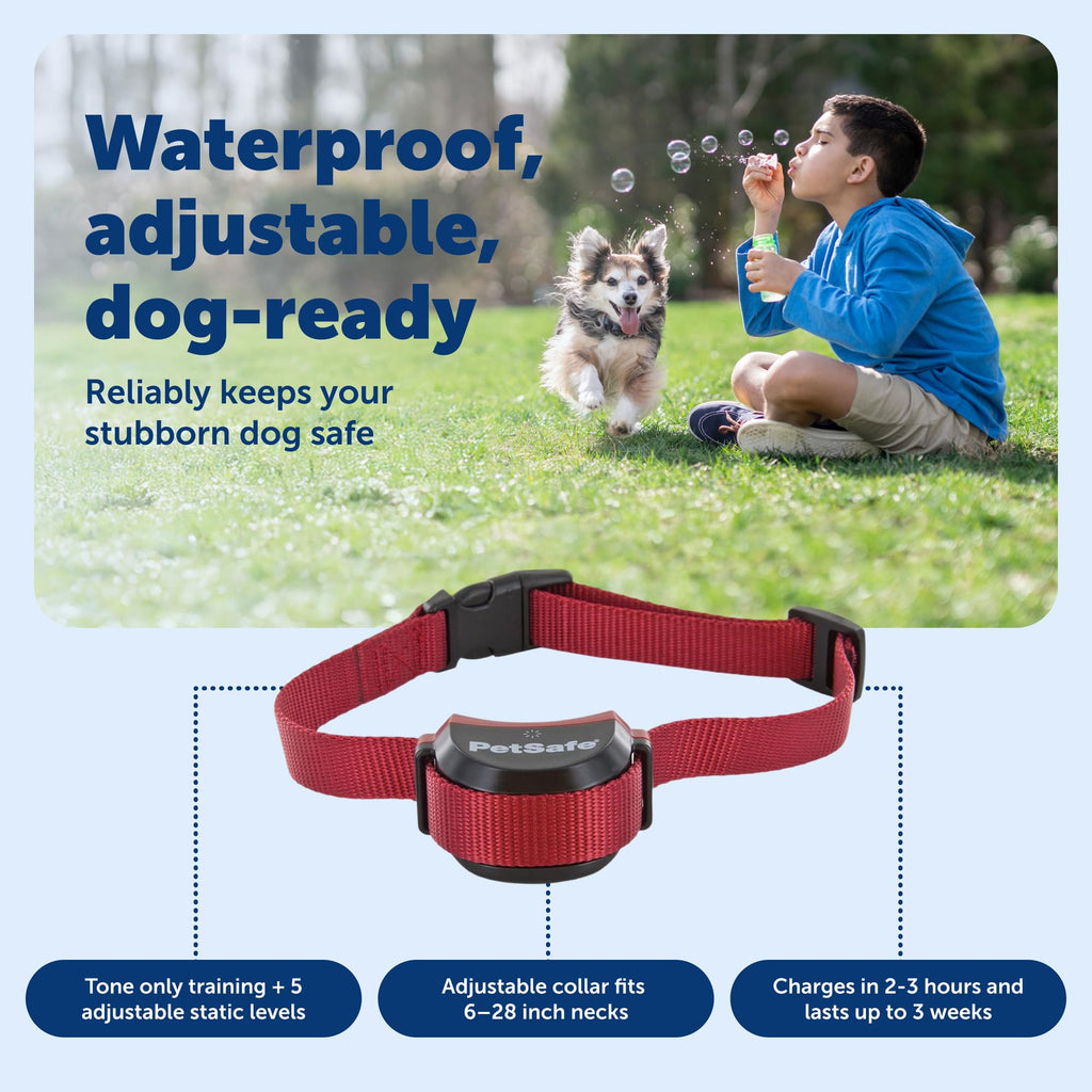 Wireless Pet Fence with Waterproof Rechargeable Training Collar