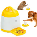 Remote Button Dog Treat Dispenser for Training and Memory Games