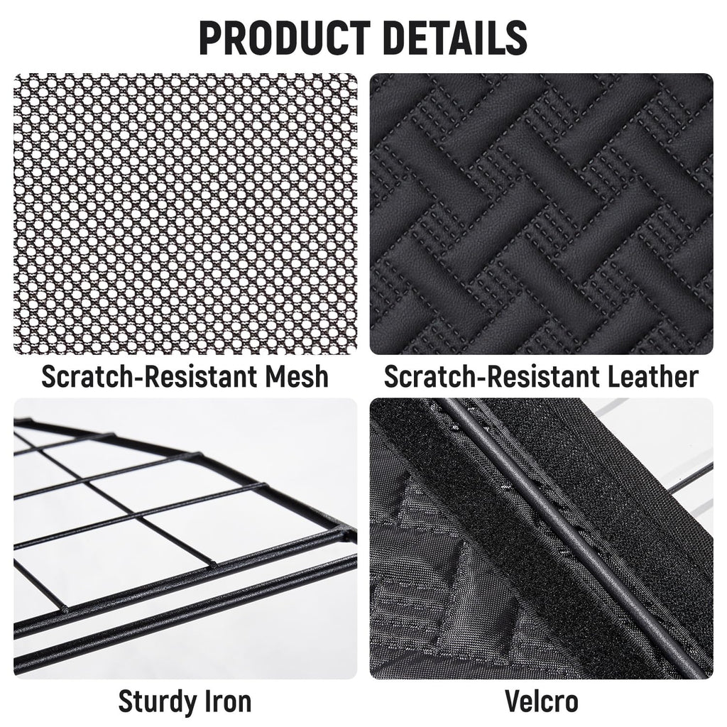 Large Dog Car Barrier Net Divider for SUVs and Vehicles