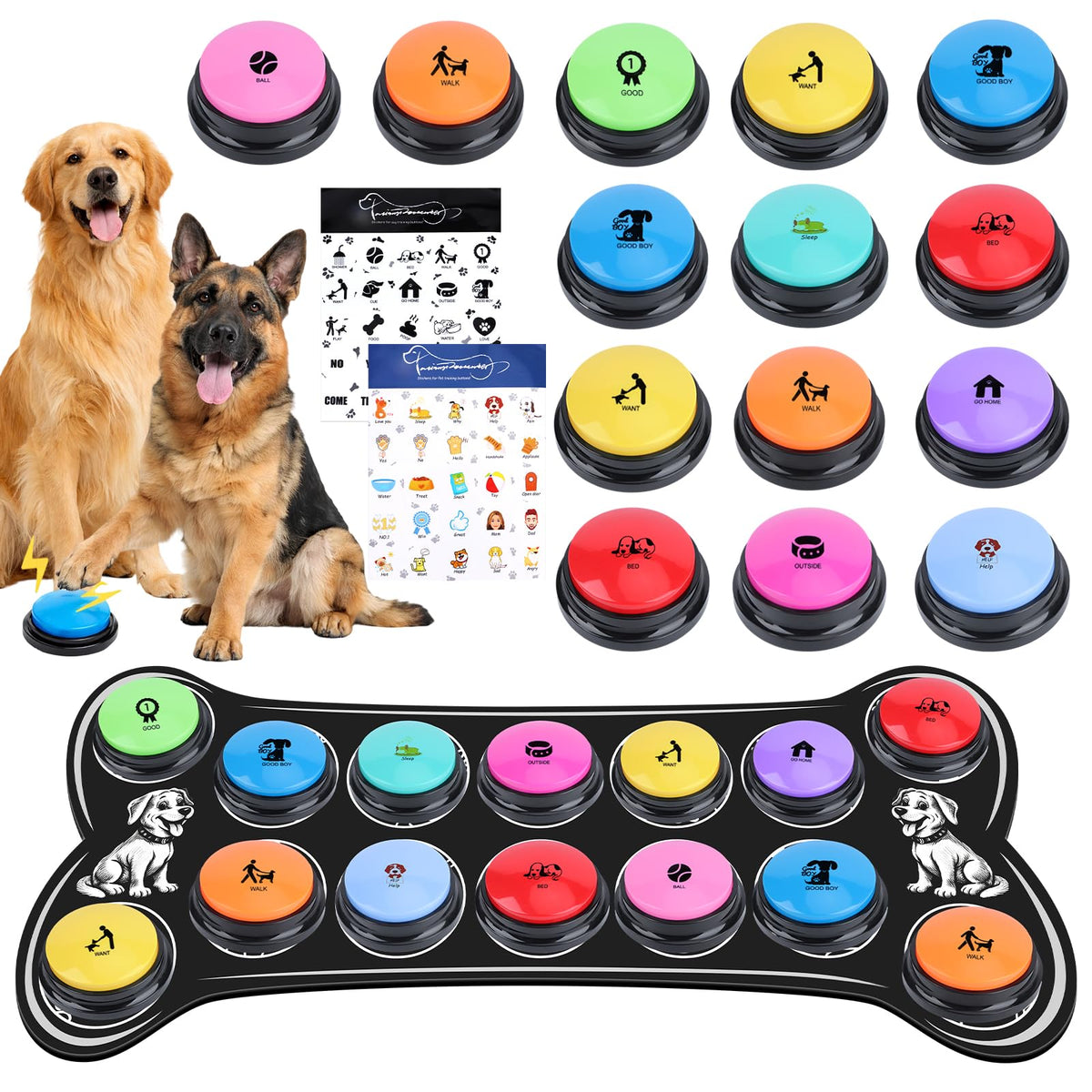 Dog Talking Buttons for Pet Communication and Training