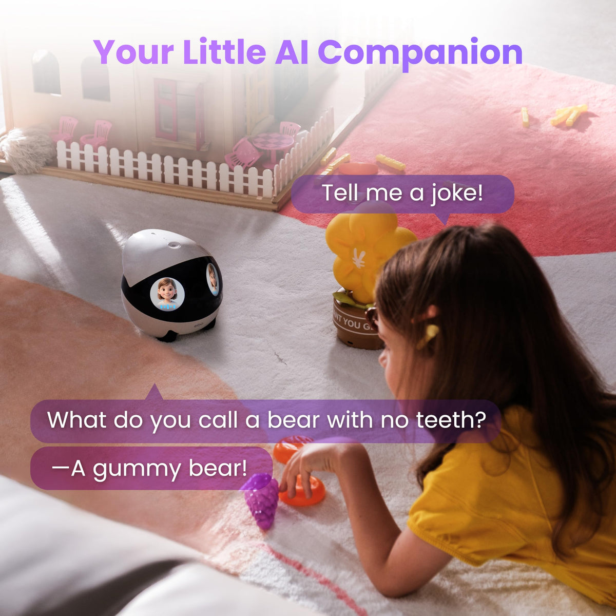 3K Pet Camera Robot for Indoor Security and Home Monitoring