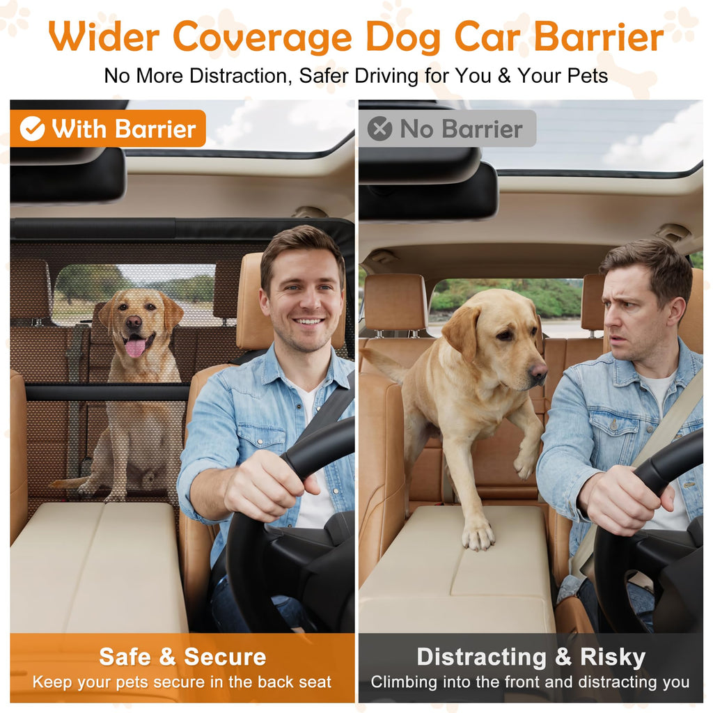 Escape Proof Dog Car Barrier for SUVs Cars and Trucks