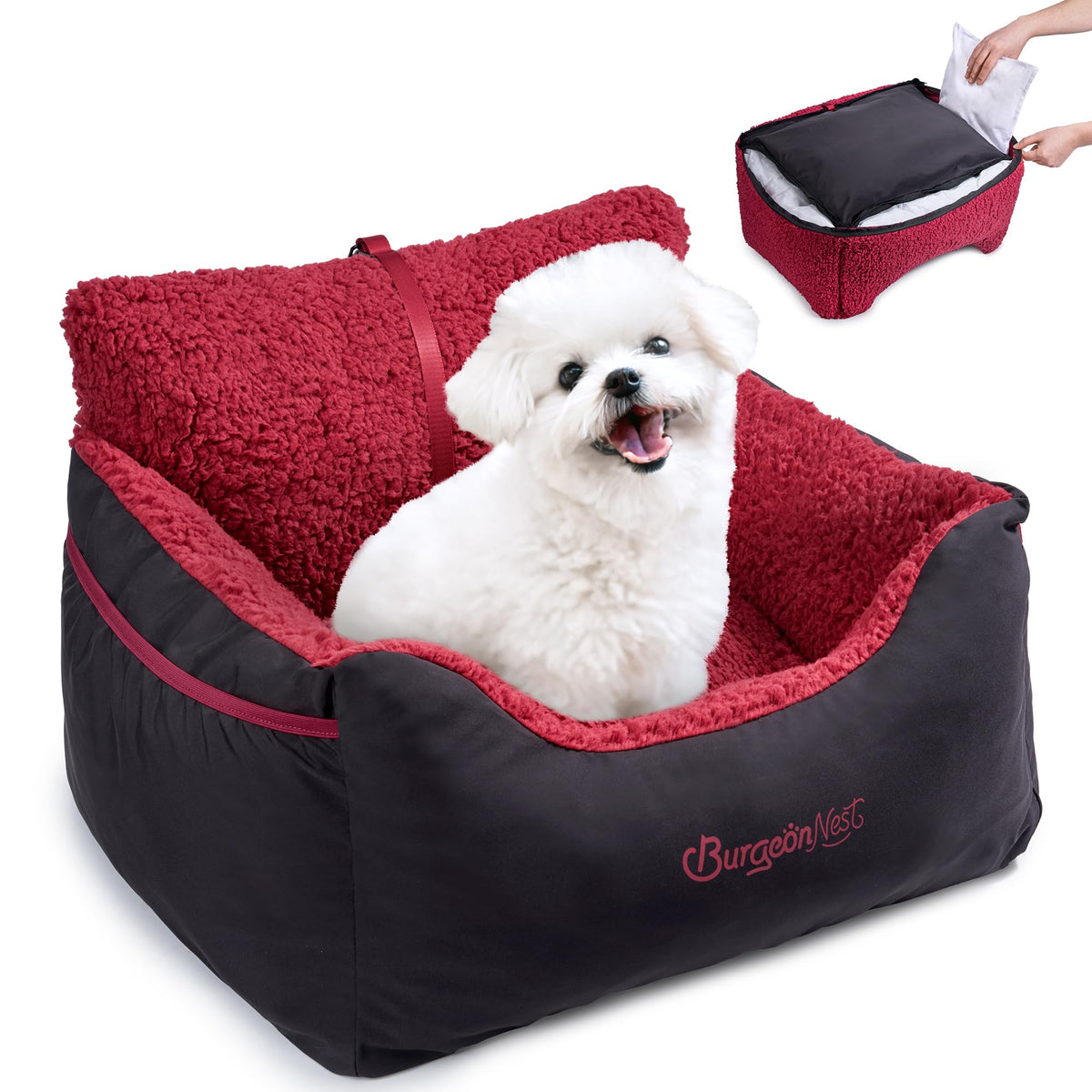 Comfort Dog Car Seat Bed for Small Dogs and Puppies