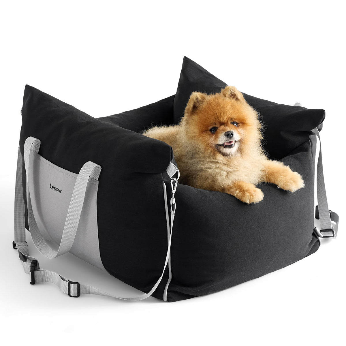 Dog Car Booster Seat for Small Dogs and Puppies Under 25 Pounds