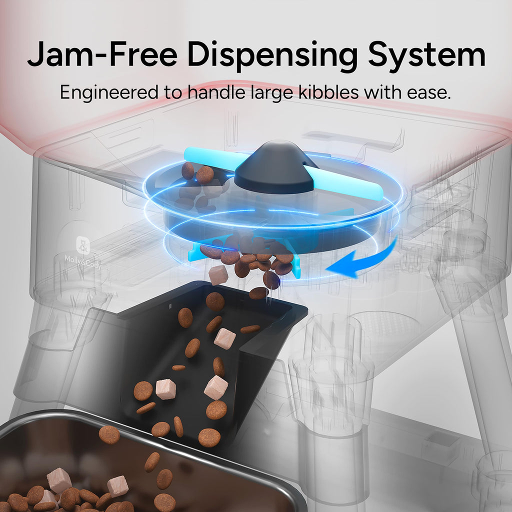 14L Large Capacity Automatic Dog Feeder for Large Dogs
