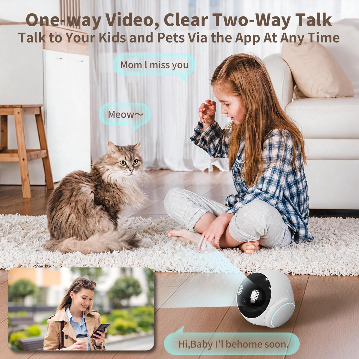 Moving Pet Camera with App Control and Remote Monitoring