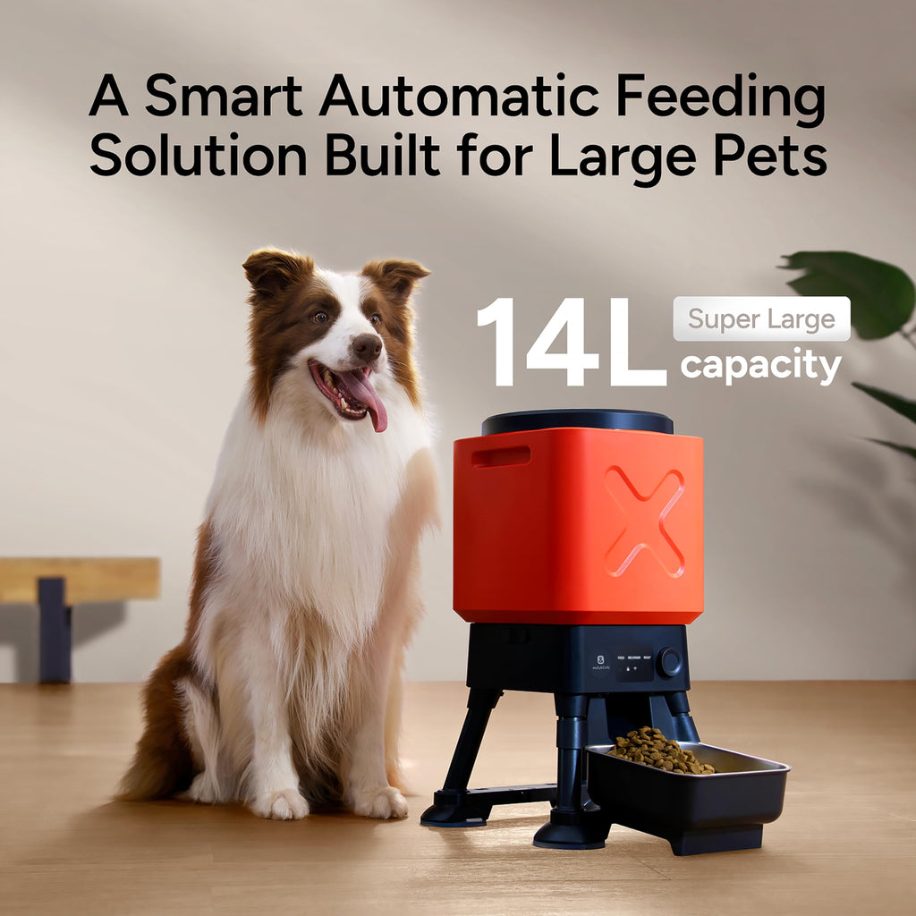 14L Large Capacity Automatic Dog Feeder for Large Dogs