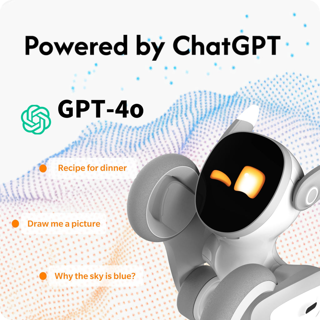 Advanced AI Robot Pet Dog with Voice and Gesture Recognition