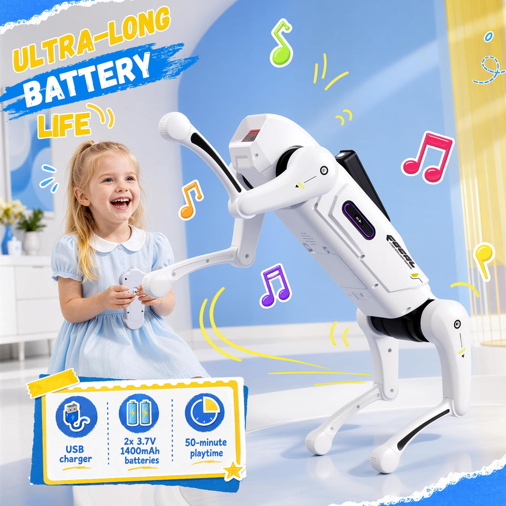 Interactive Smart Robot Dog Toy with Voice and Remote Control