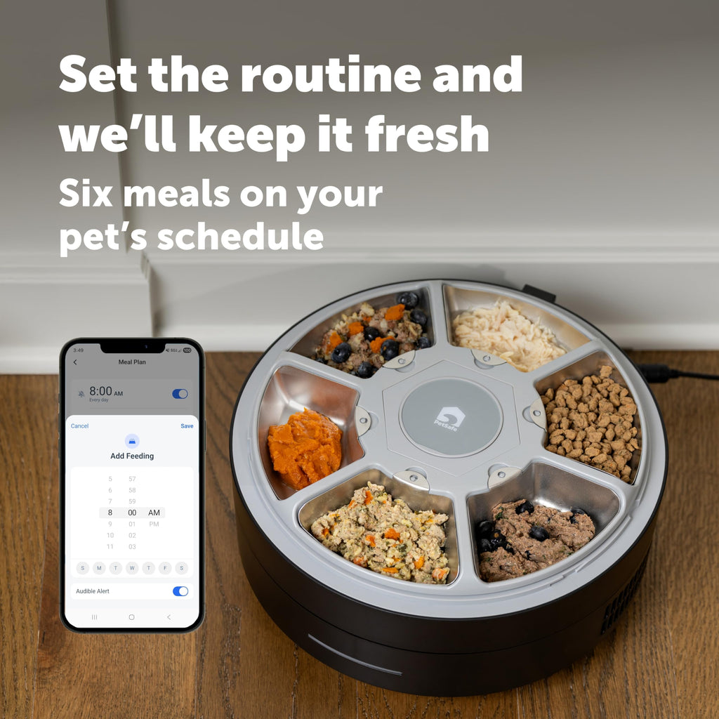 Refrigerated Wet Food Pet Feeder with App Control