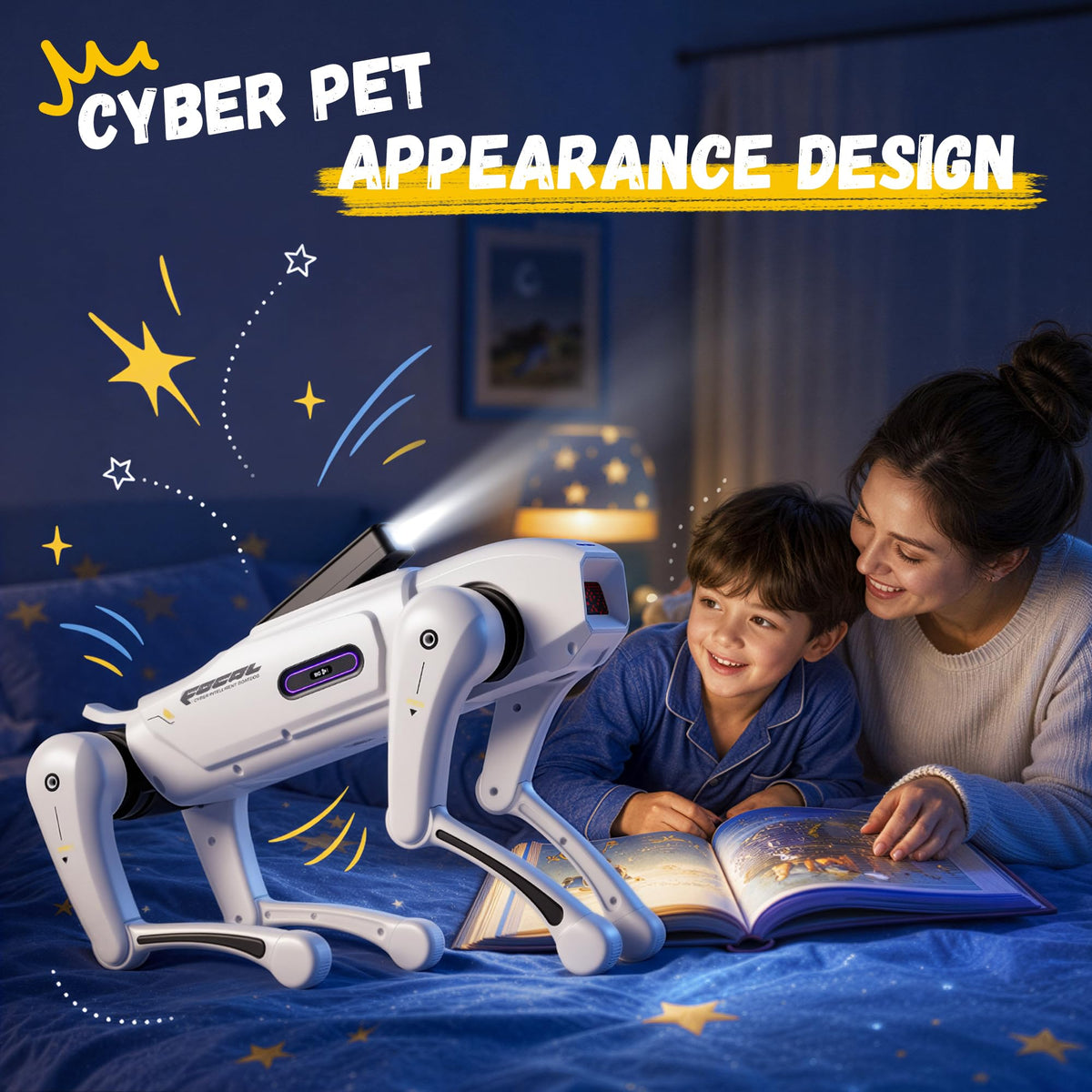 Interactive Smart Robot Dog Toy with Voice and Remote Control