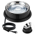 80oz Heated Pet Water Bowl with Thermostatic Temperature Control