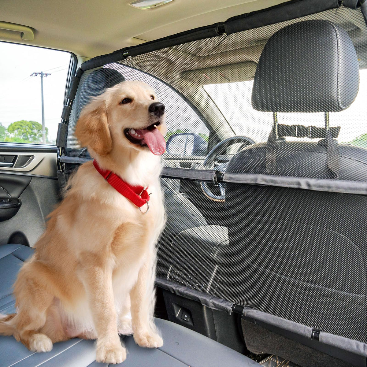 Escape Proof Dog Car Barrier for SUVs Trucks and Cargo Areas