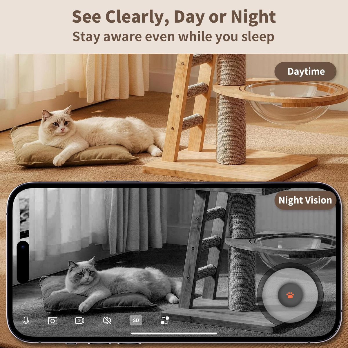 Moving Pet Camera with App Control and Remote Monitoring