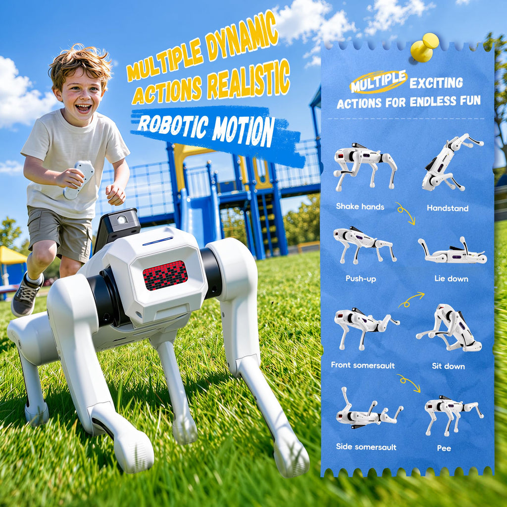 Interactive Smart Robot Dog Toy with Voice and Remote Control