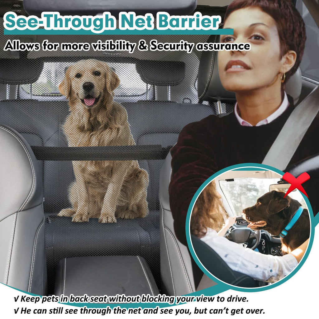 Escape Proof Dog Car Barrier for SUVs Trucks and Cargo Areas