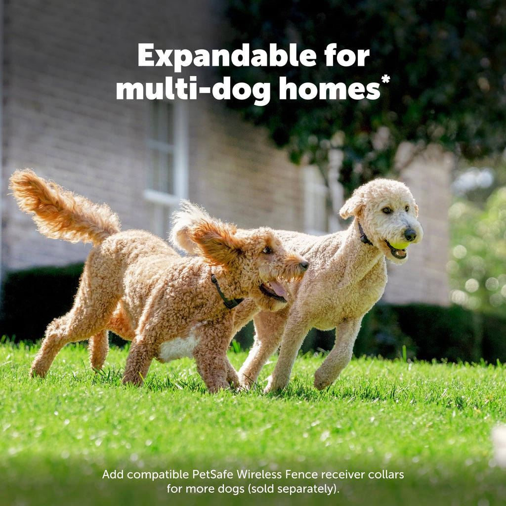 Portable Wireless Pet Fence with Adjustable Boundary Display