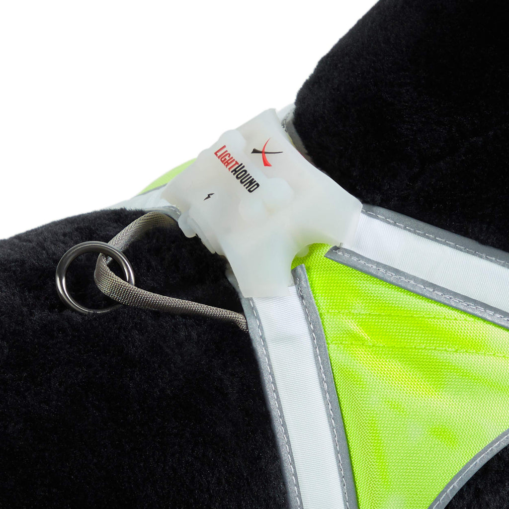 Rechargeable Reflective LED Dog Harness with Multicolor Lights
