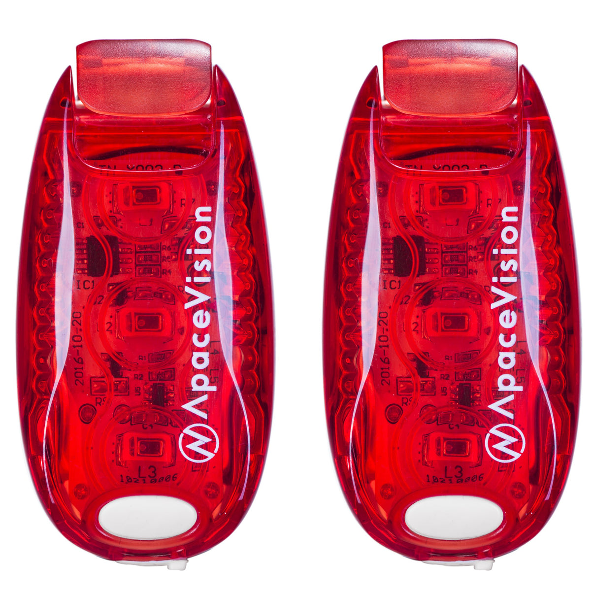 USB Rechargeable Clip On LED Safety Strobe Lights
