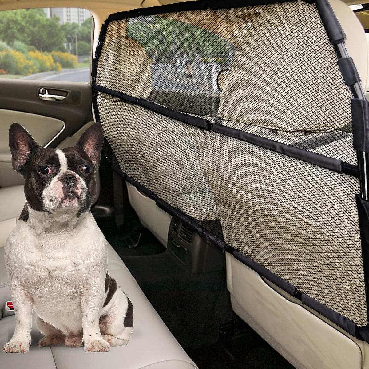 Escape Proof Dog Car Barrier for SUVs Trucks and Cargo Areas