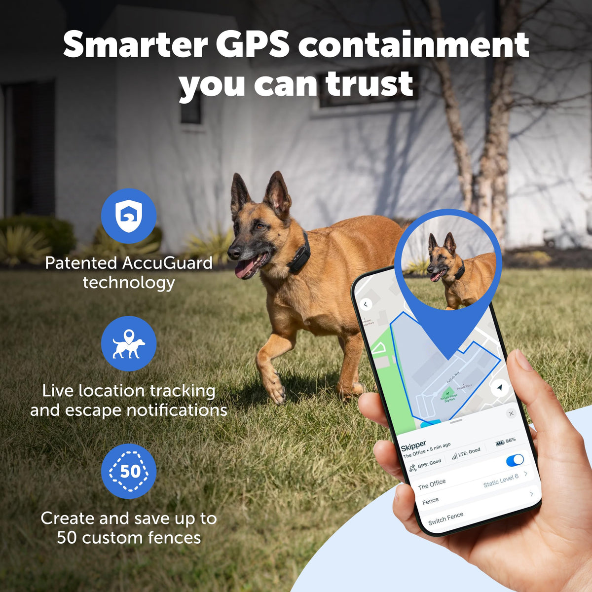 Replacement Dog Collar Strap for GPS Wireless Fence System