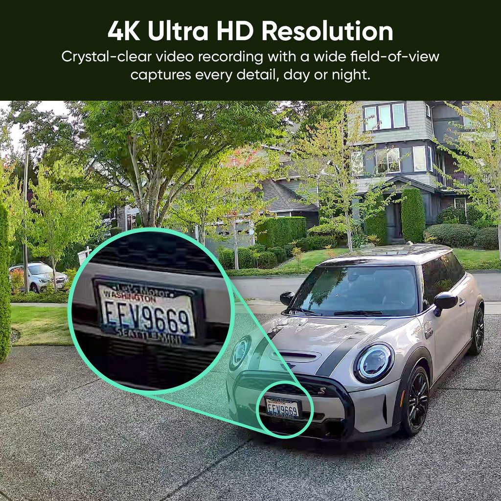 4K Smart Pan Security Camera for Indoor Pet Monitoring