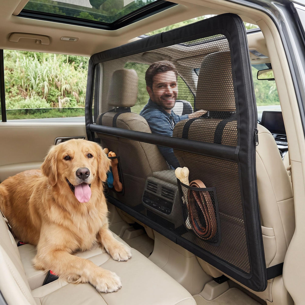 Escape Proof Dog Car Barrier for SUVs Cars and Trucks